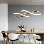 Lampa wisząca Infania złota LED 36W CCT