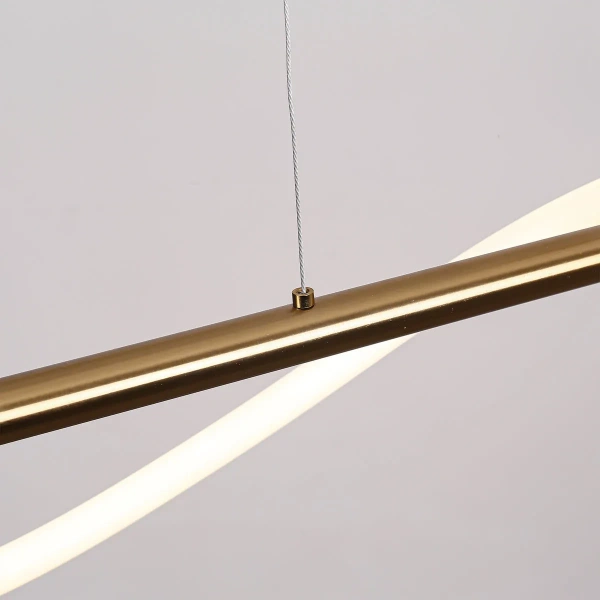 Lampa wisząca Meleca S złota LED CCT