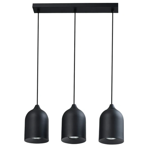 Lampa wisząca Nilo czarna 3xGU10