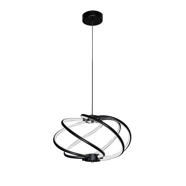 Lampa wisząca Kandor czarna LED 45W CCT
