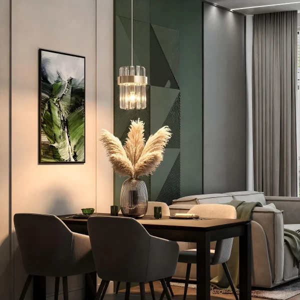 Lampa wisząca Vetro 1 złota 1xE14