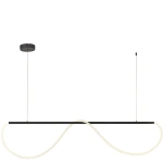 Lampa wisząca Meleca M czarna LED 36W CCT