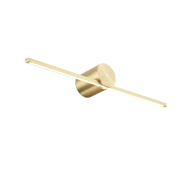 Kinkiet Modern Slim 40 cm złoty LED 3000K IP44
