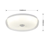Plafon Luniq 50 biały LED 35W CCT