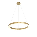 Lampa wisząca Midway Shiny śr. 80 cm złota LED 3000K