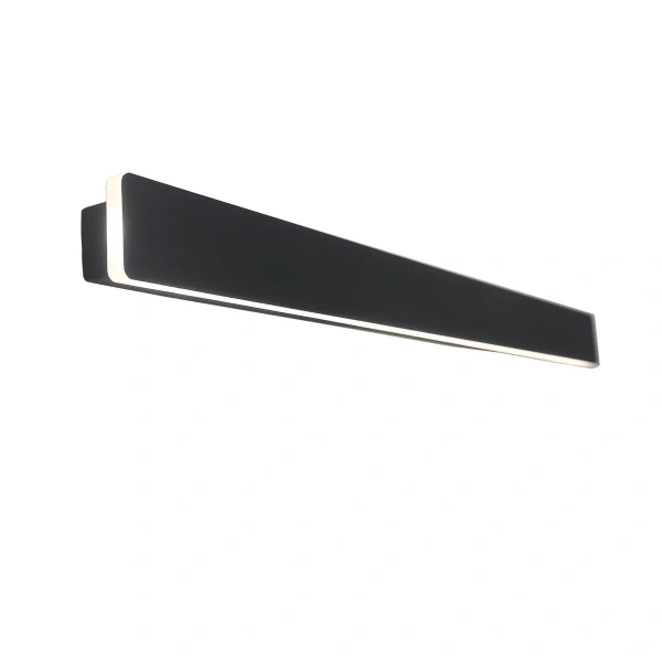 Kinkiet Bodo 90 cm czarny LED CCT IP54