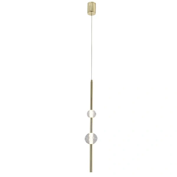 Lampa wisząca Vaku złota LED 4000K
