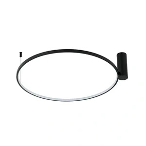 Plafon Ring S 60 cm czarny LED 3000K