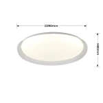 Plafon Trego 40 cm biały LED 24W CCT