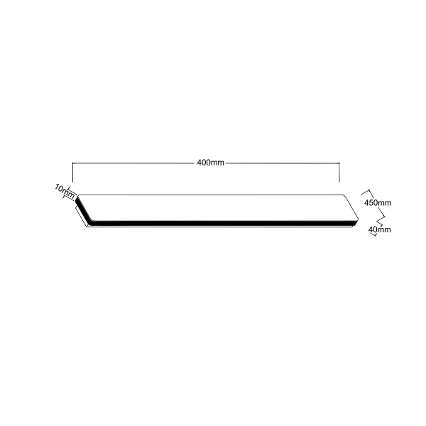 Kinkiet Bodo 40 cm czarny LED CCT IP54