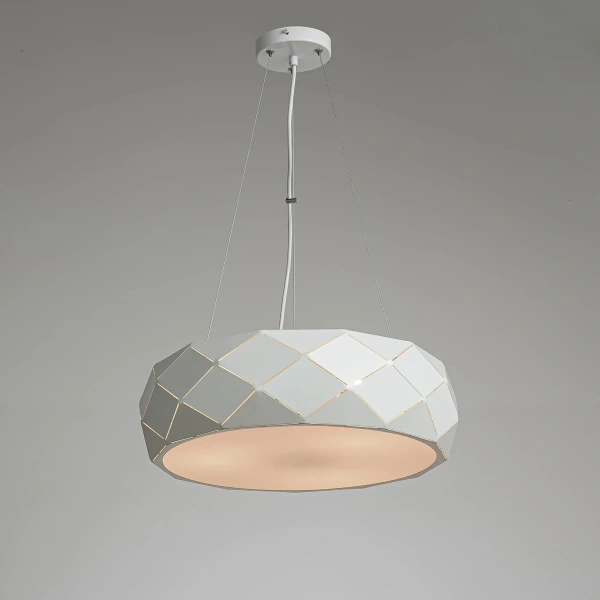 Lampa wisząca Reus biała 3xE27