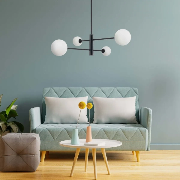 Lampa wisząca Dorado 4 czarna 4xG9