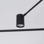 Lampa wisząca Snow 8 czarna 8xGU10