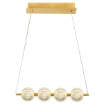 Lampa wisząca Brillant 4 złota LED 20W CCT