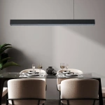 Lampa wisząca Mira L czarna LED 45W CCT