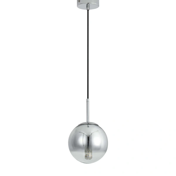 Lampa wisząca Palla mała chromowana 1xE14