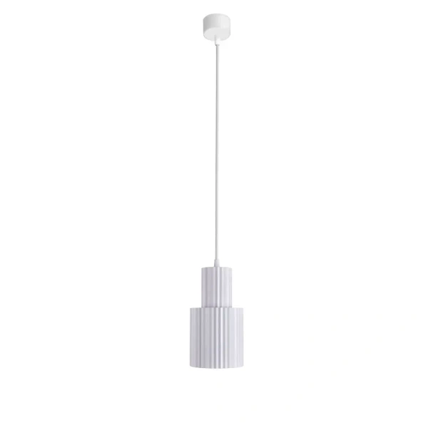 Lampa wisząca Tokio 1 biała 1xE27