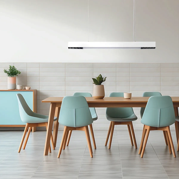 Lampa wisząca Cali M biała LED 32W CCT smart