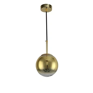 Lampa wisząca Palla mała złota 1xE14