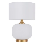 Lampa stołowa Tamiza 48 cm biała 1xE27