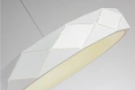 Lampa wisząca Reus biała LED 4000K