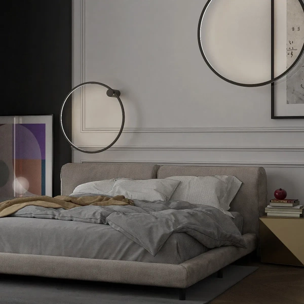 Kinkiet Mirror S czarny LED CCT IP44
