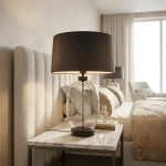 Lampa stołowa Amur dymiona 1xE27