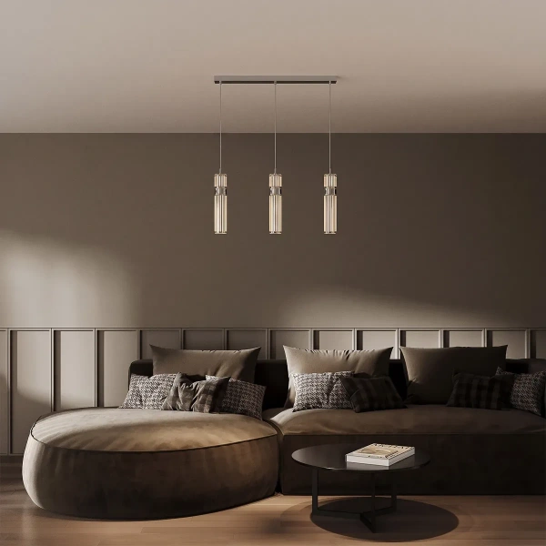 Lampa wisząca Ambiente 3 chromowana LED CCT