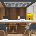 Plafon Geometric System 1 New biały LED 4000K IP44