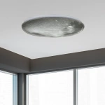 Plafon Luna planeta 38 cm szary LED 24W 4000K