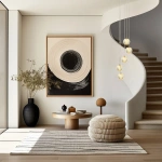 Lampa wisząca Diamond 5 złota LED CCT
