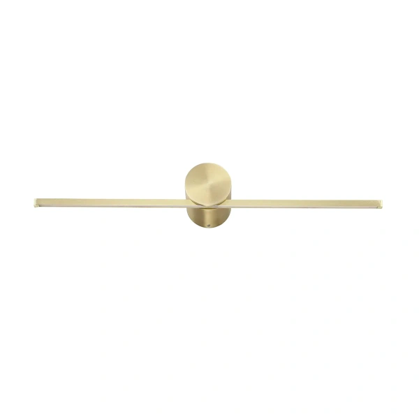 Kinkiet Modern Slim 40 cm złoty LED 3000K IP44