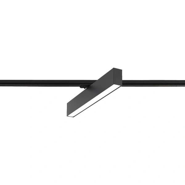 Reflektor szynowy 1F Moon czarny LED 3000K