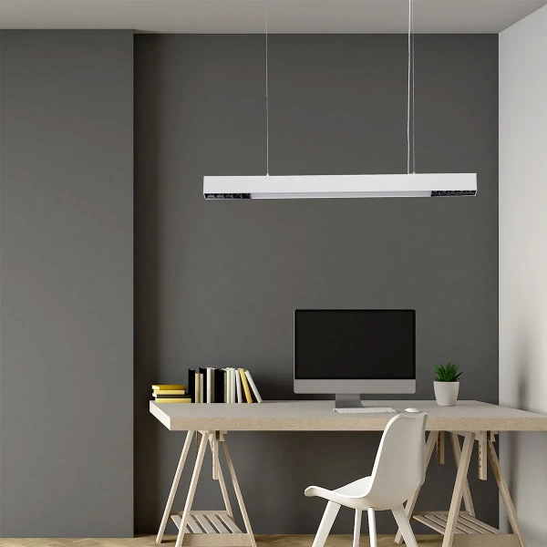 Lampa wisząca Cali M biała LED 32W CCT smart
